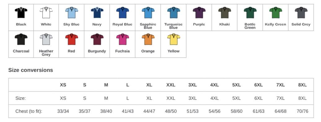 Workwear Polo T Shirt Chest Logo Bundle