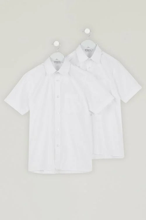 Trutex Boys Short Sleeve Shirts Twin Pack