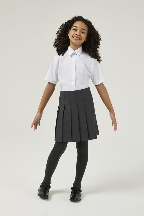 Trutex Girls Short Sleeve Blouses Twin Pack
