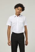 Trutex Boys Short Sleeve Shirts Twin Pack
