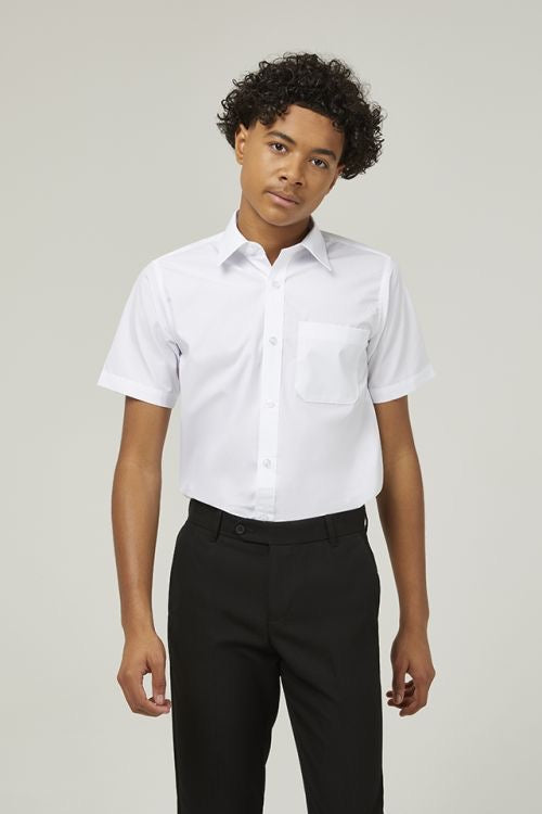 Trutex Boys Short Sleeve Shirts Twin Pack