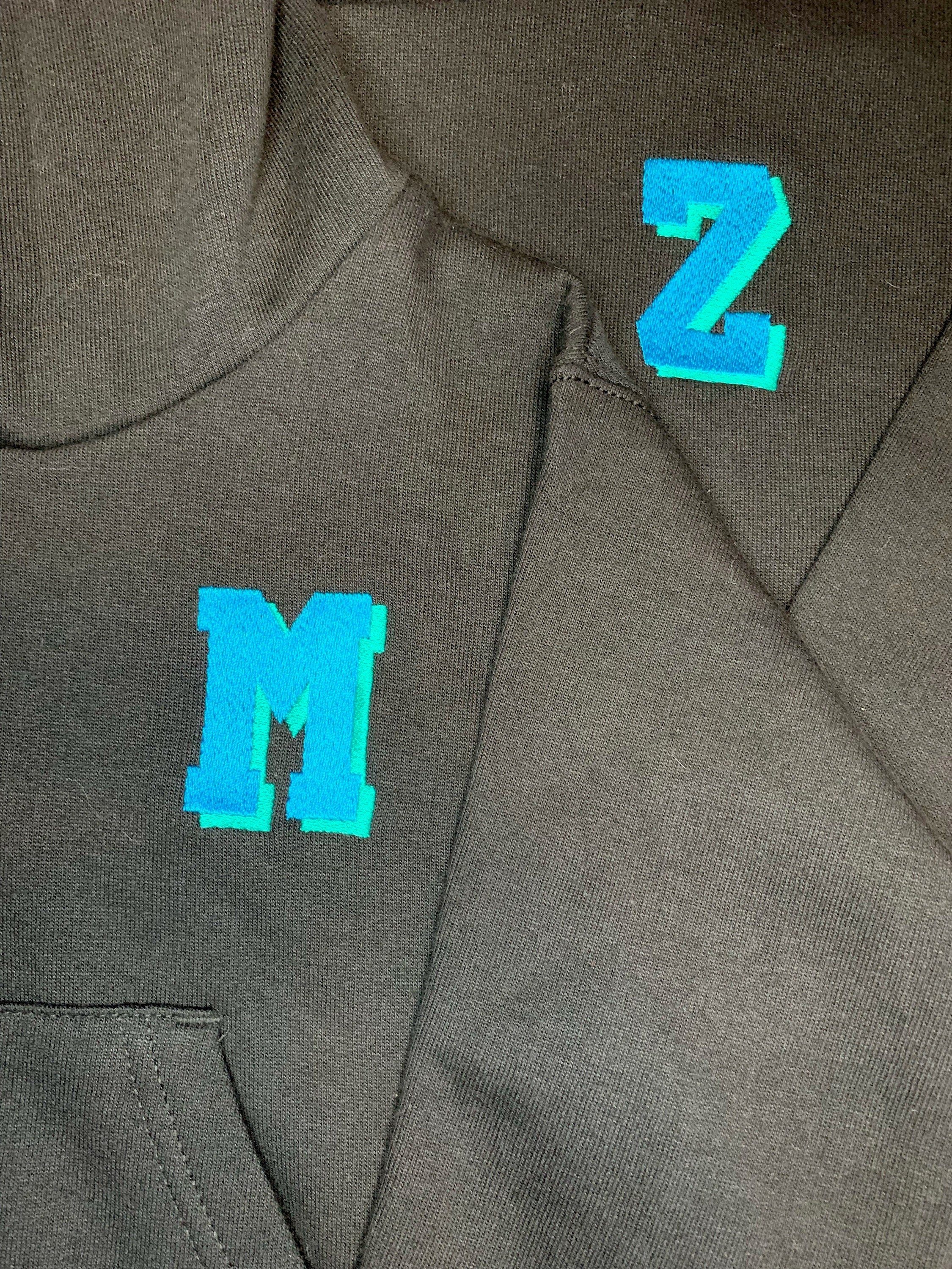 Embroidered Hoodies/ Gift/ Presents/ Kids/ Adults/ Birthday/ Christmas/ Named Clothing/ Personal/ Surprise/ Matching/ personalised