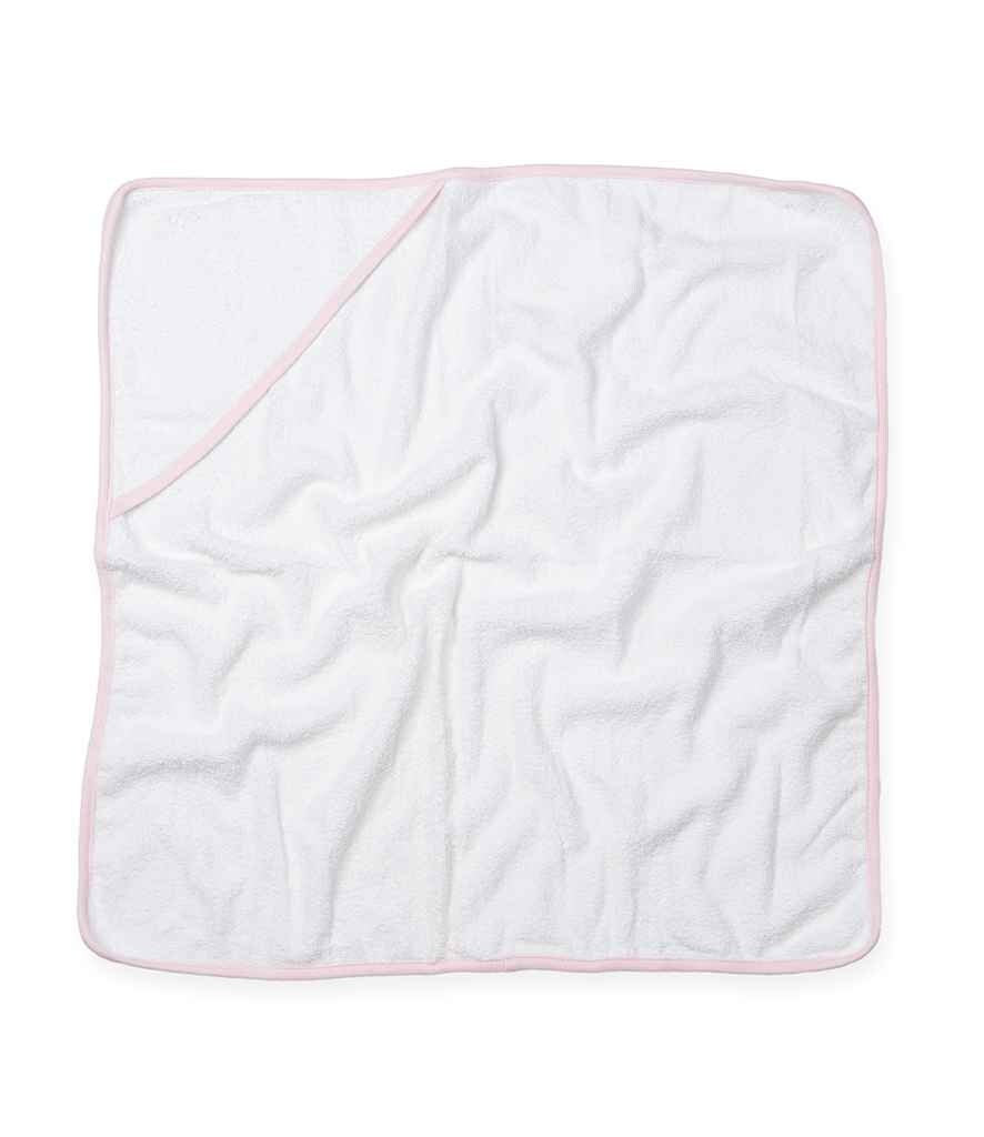 Personalized Embroidered Hooded Baby Towel: Animal Design