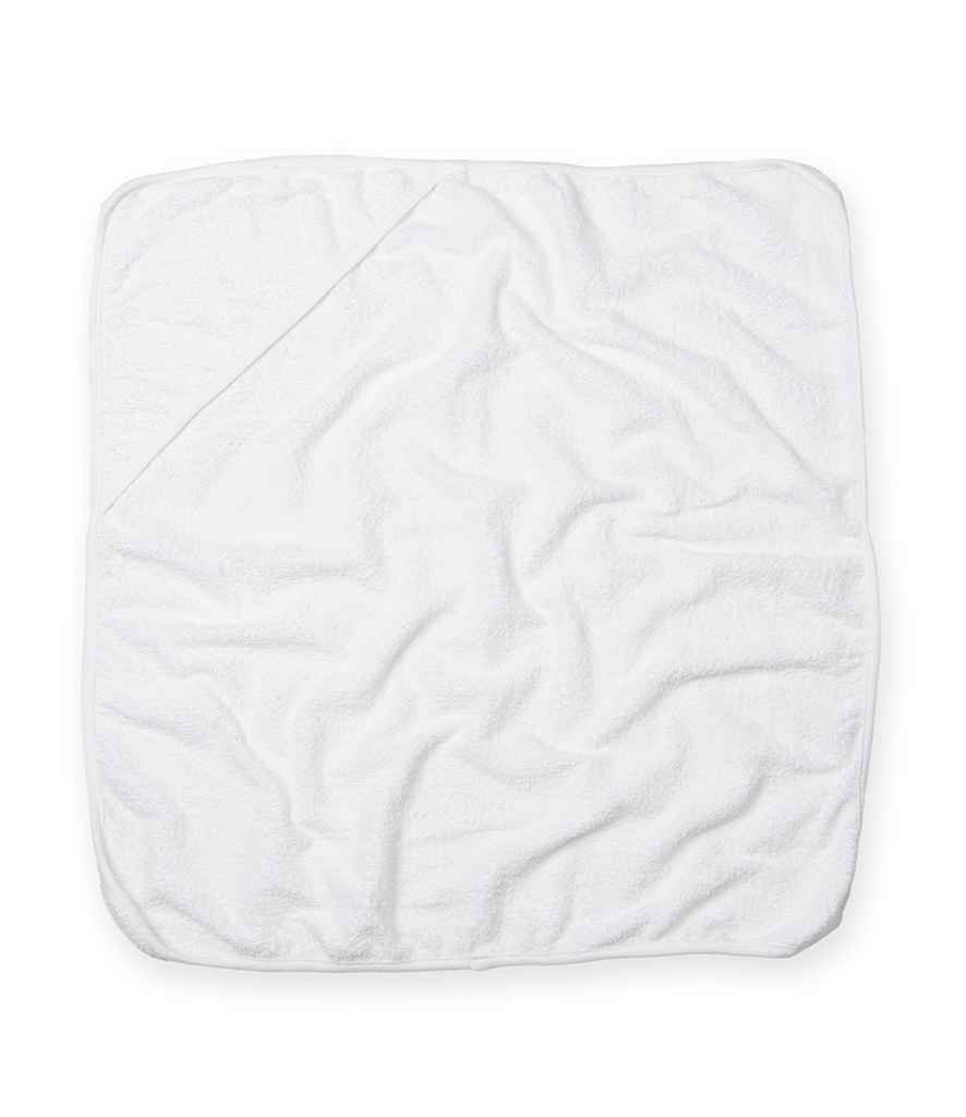 Personalized Embroidered Hooded Baby Towel: Animal Design