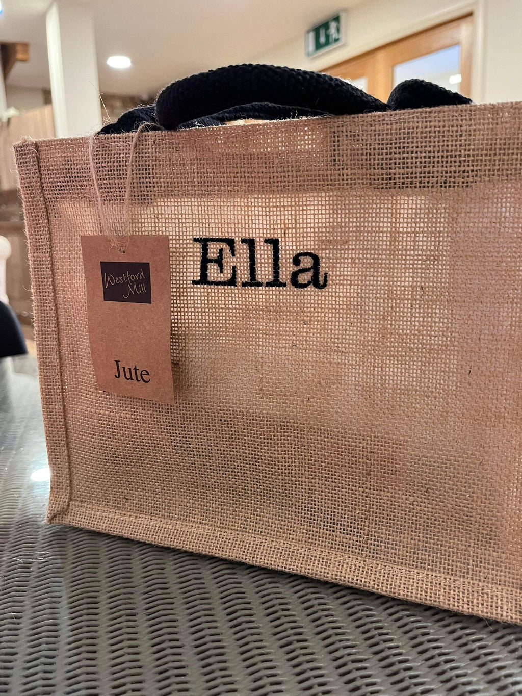 Personalized Embroidered Jute Gift Bags: Bridal Party Favor