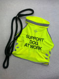Embroidered High Viz Dog Safety Jacket: Personalized Reflective Vest