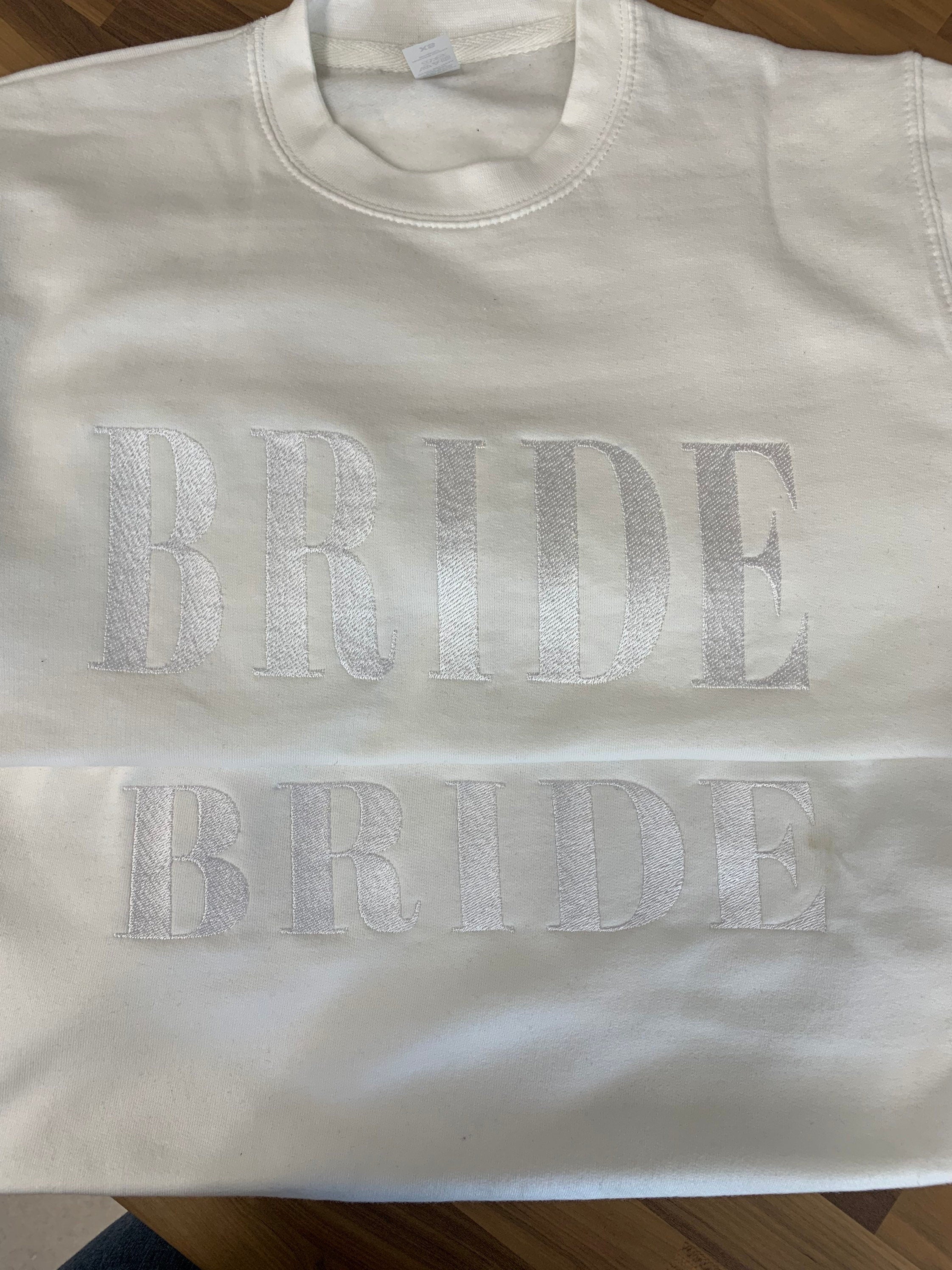 Additional Stitching for Bride Jumpers