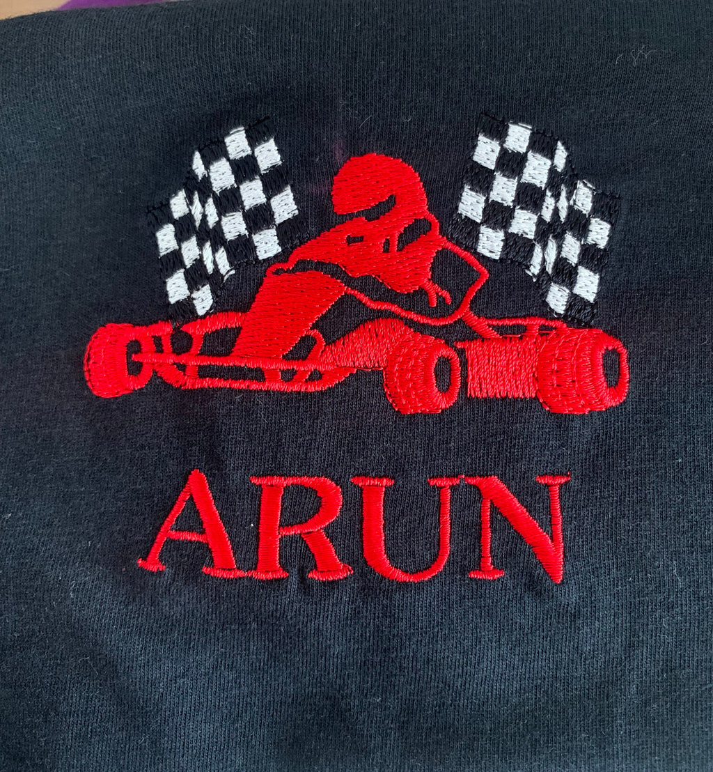 Personalized Embroidered Children's Party T-Shirt Favors