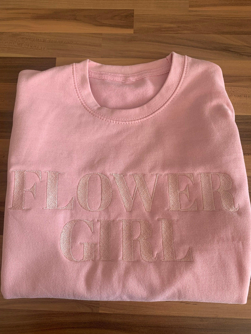 Embroidered Flower Girl Jumper: Custom Bridal Party Top