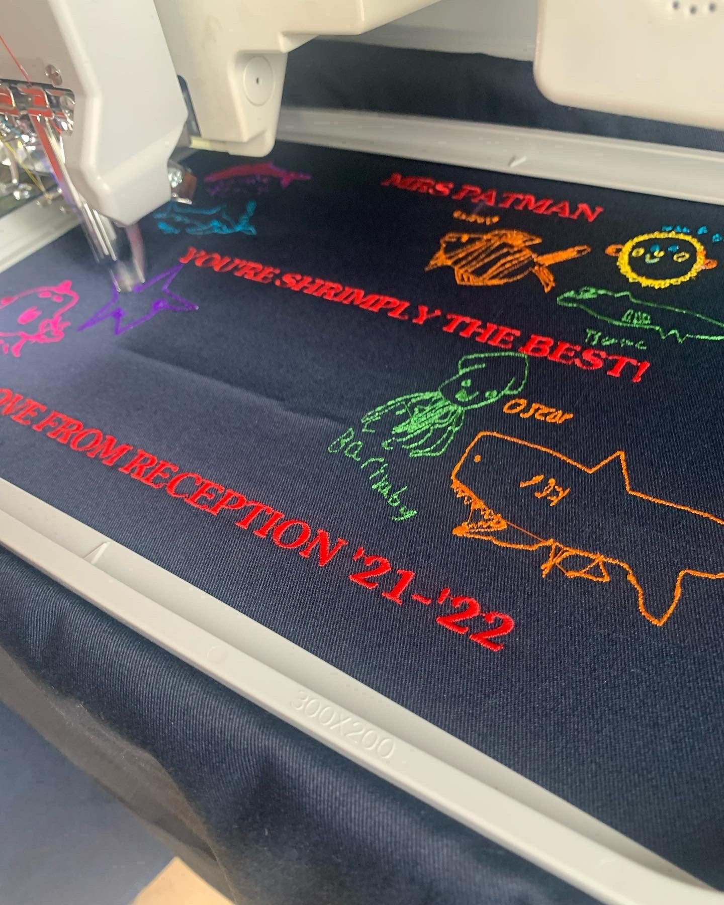 Handwriting Embroidery Apron: Personalized Apron Gift