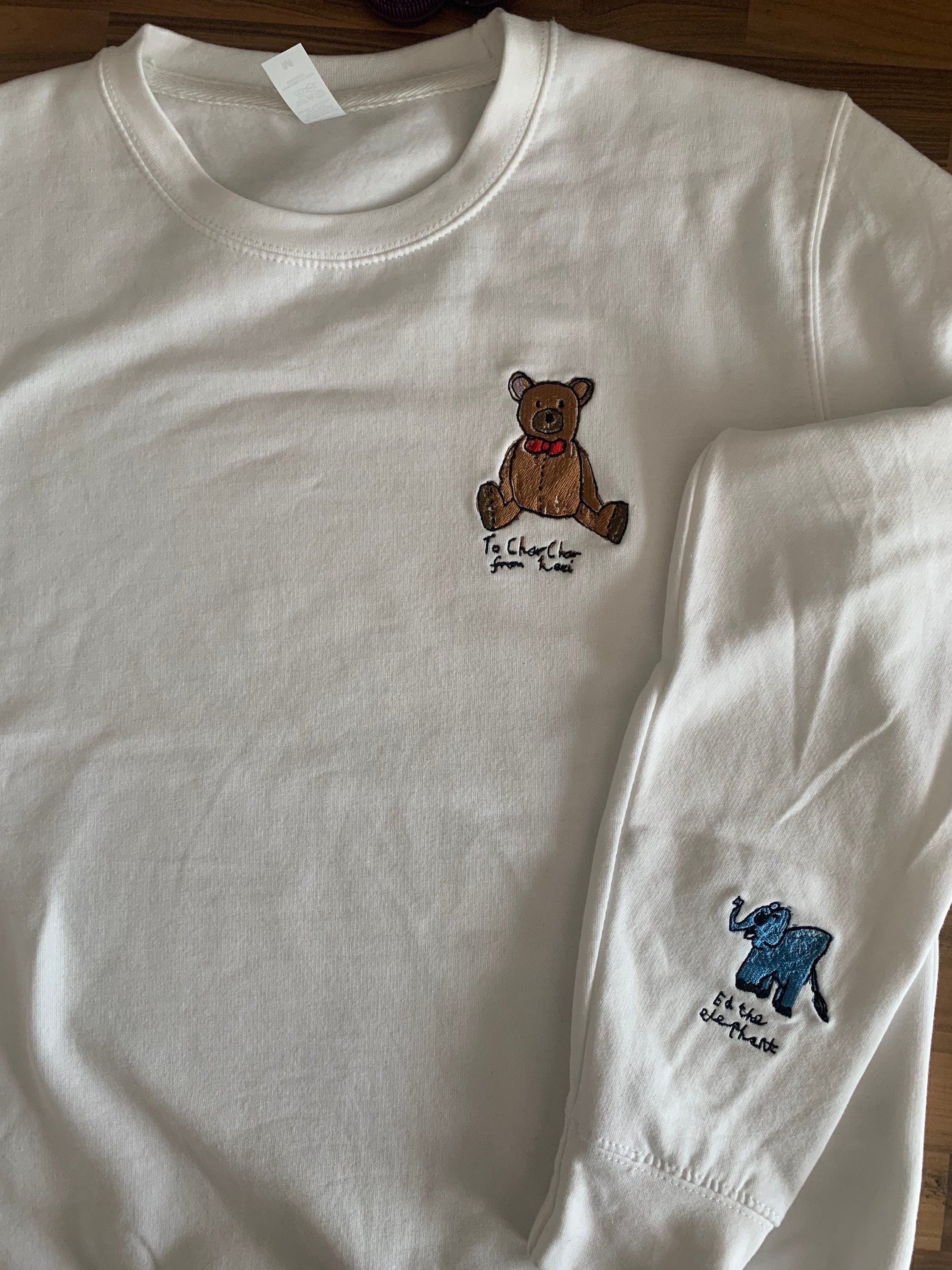 Embroidered Handwriting Sweater: Custom Personalised Gift