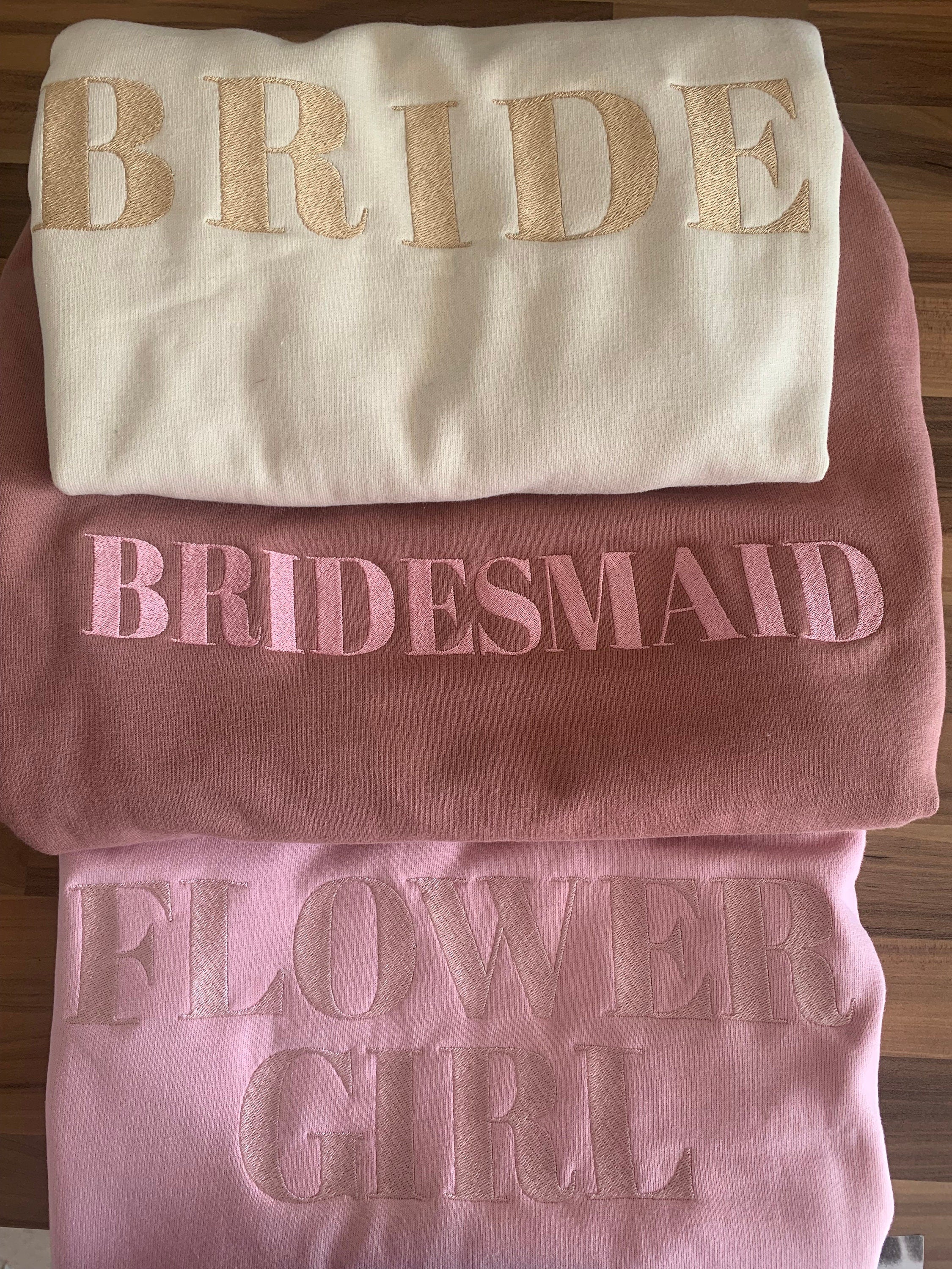 Embroidered Flower Girl Jumper: Custom Bridal Party Top