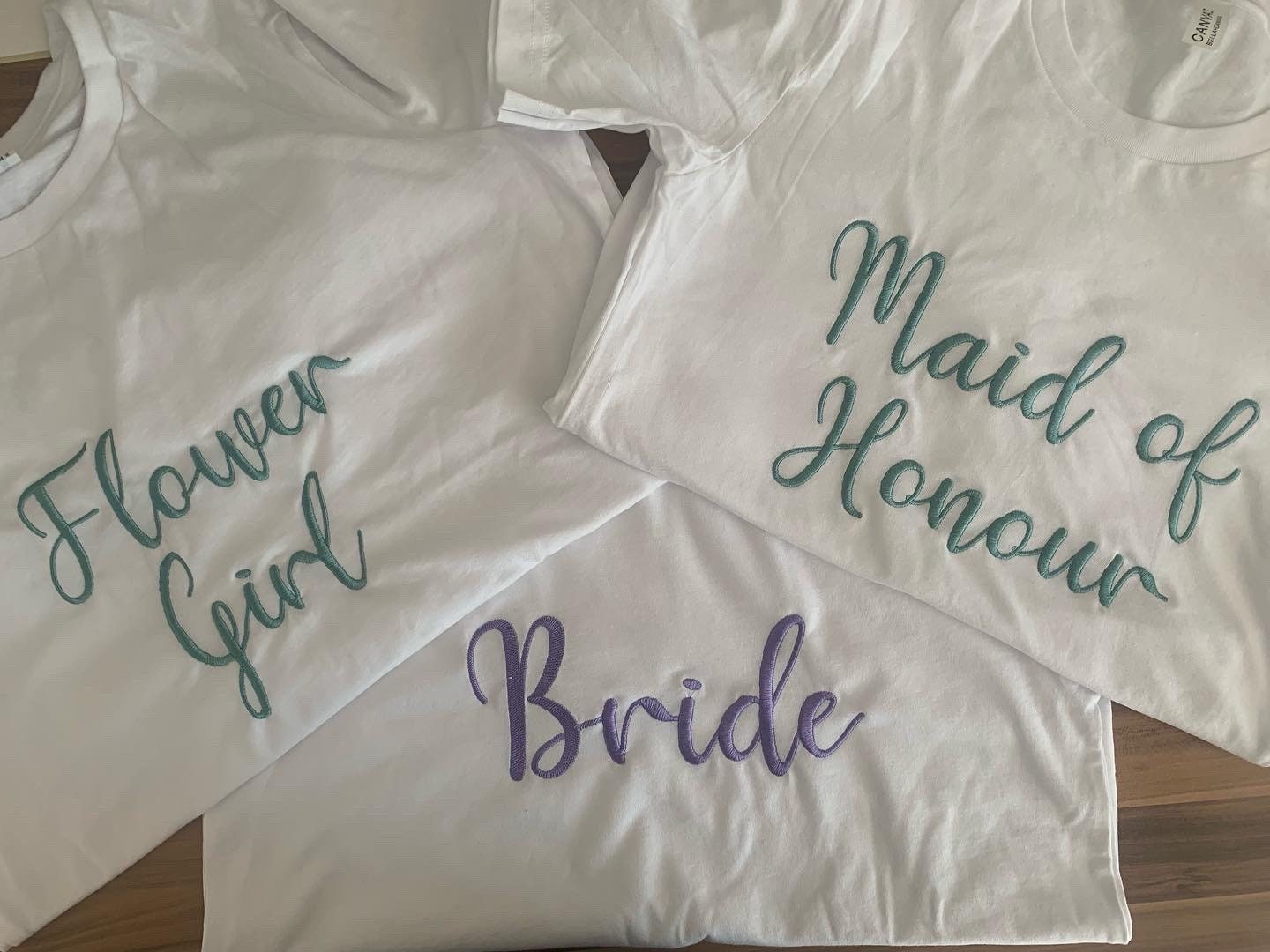 Embroidered Bridal Party T-Shirts: Hen Weekend I Do Crew