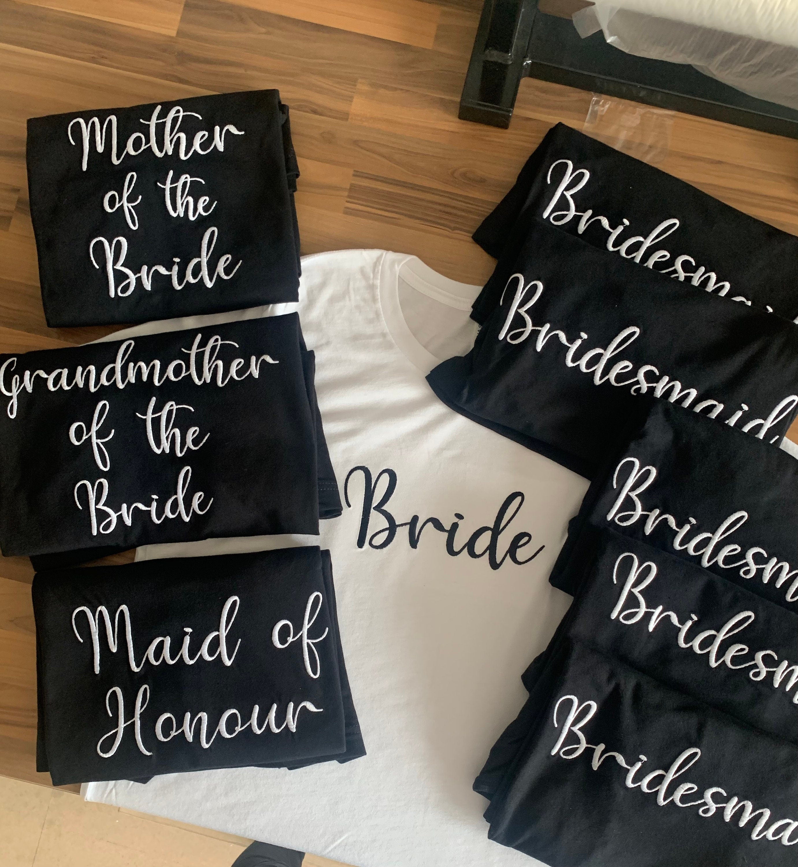 Embroidered Bridal Party T-Shirts: Hen Weekend I Do Crew