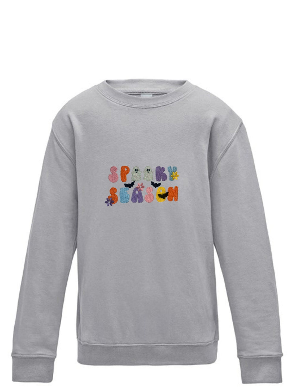 Embroidered Halloween Jumper: Spooky Season Sweatshirt