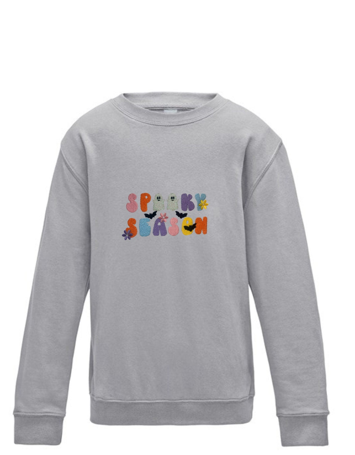Embroidered Halloween Jumper: Spooky Season Sweatshirt