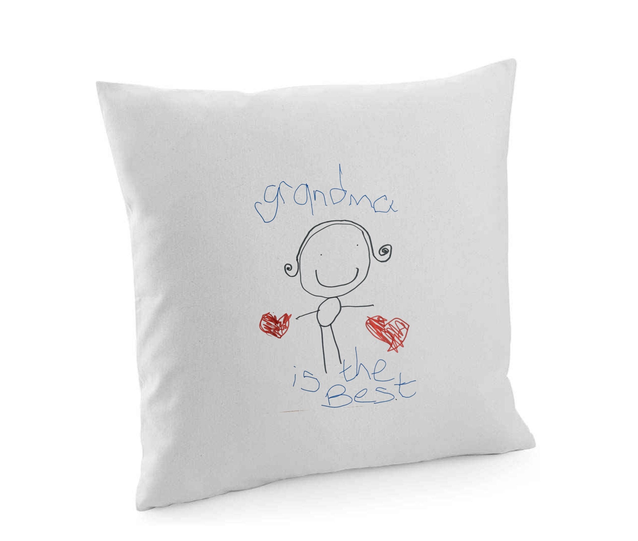 Embroidered Handwriting Cushion: Personalized Keepsake Gift