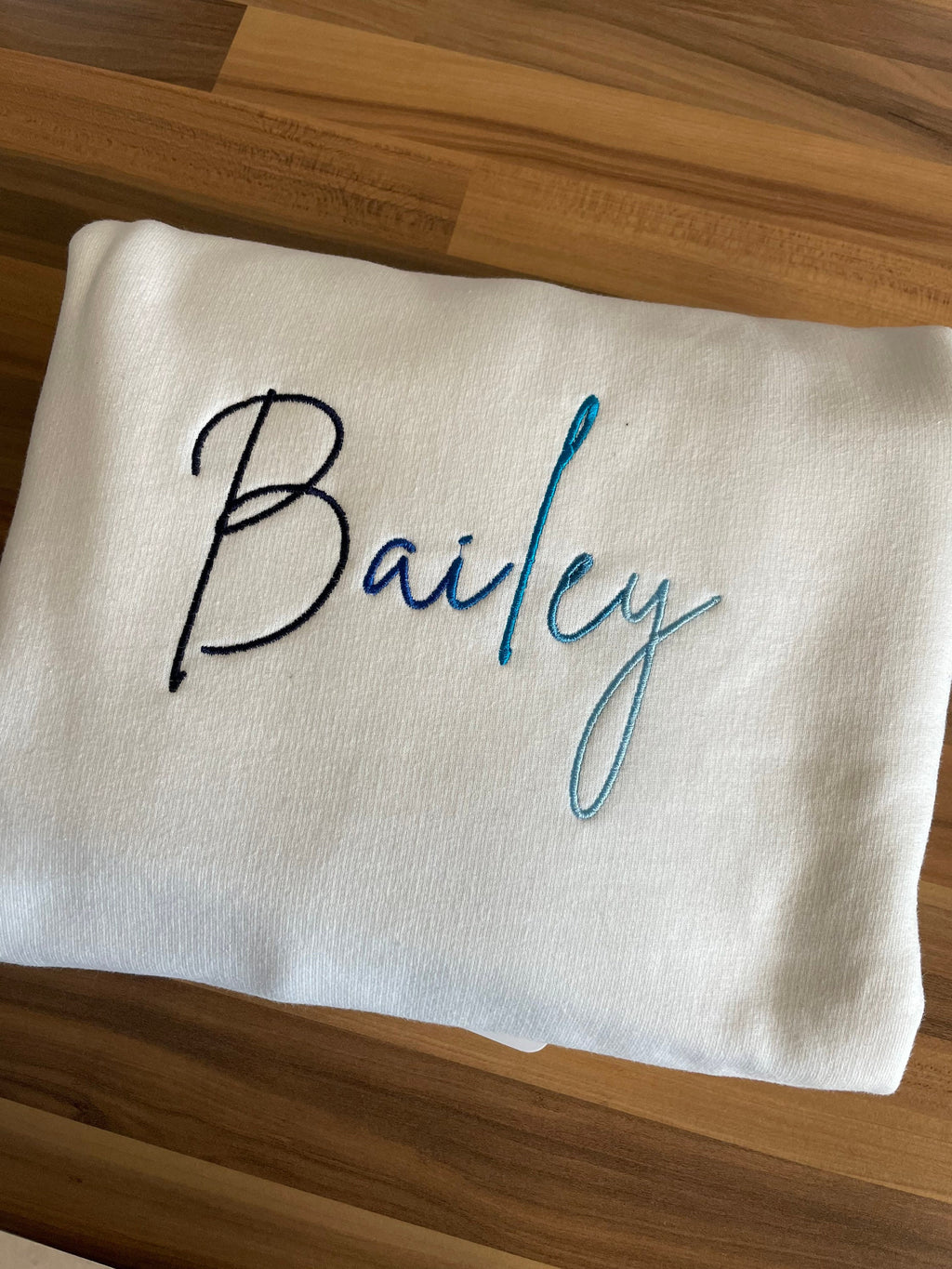 Personalized Embroidered Sweatshirt: Custom Name Jumper, Kids & Adults