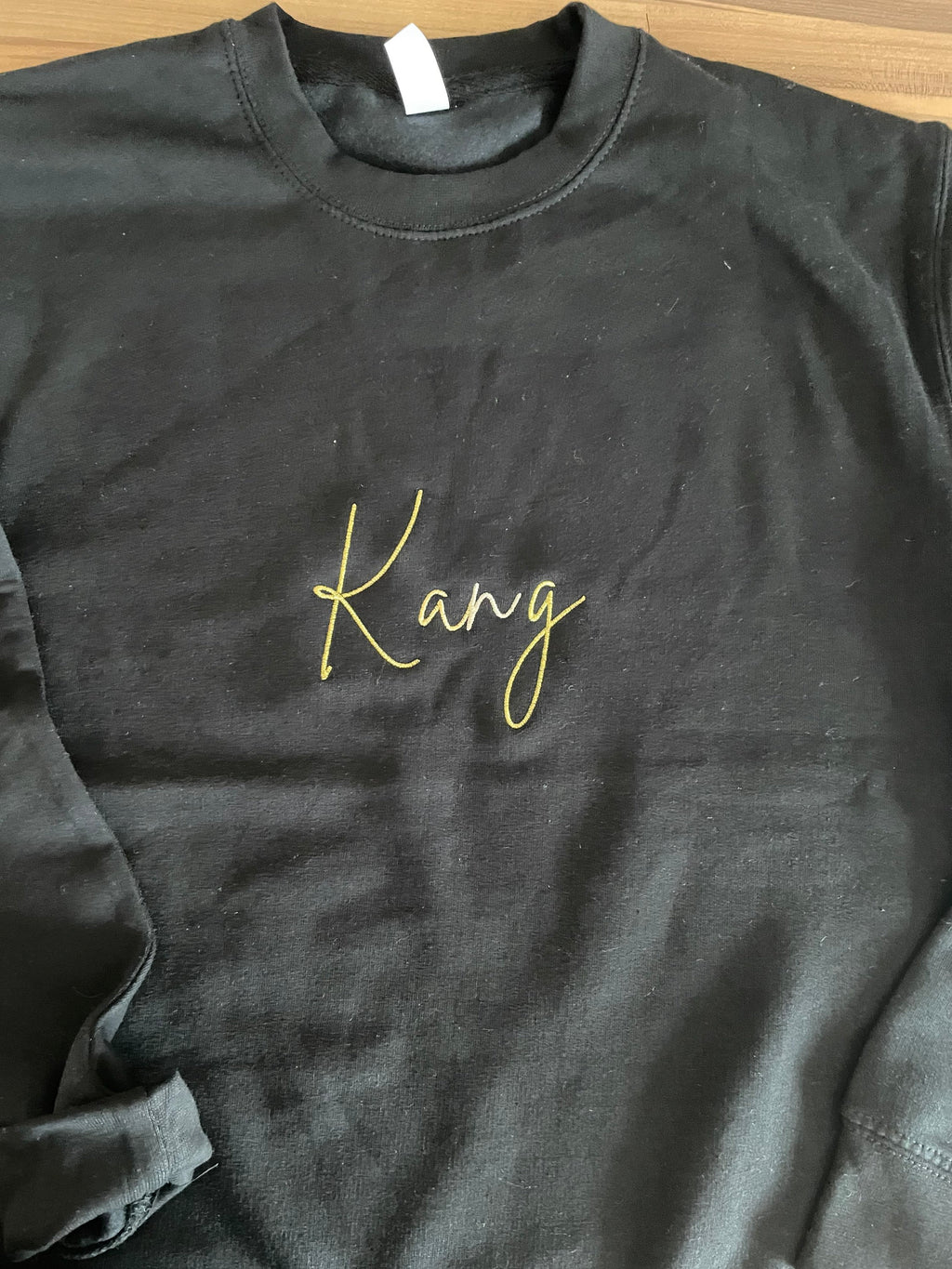 Personalized Embroidered Sweatshirt: Custom Name Jumper, Kids & Adults