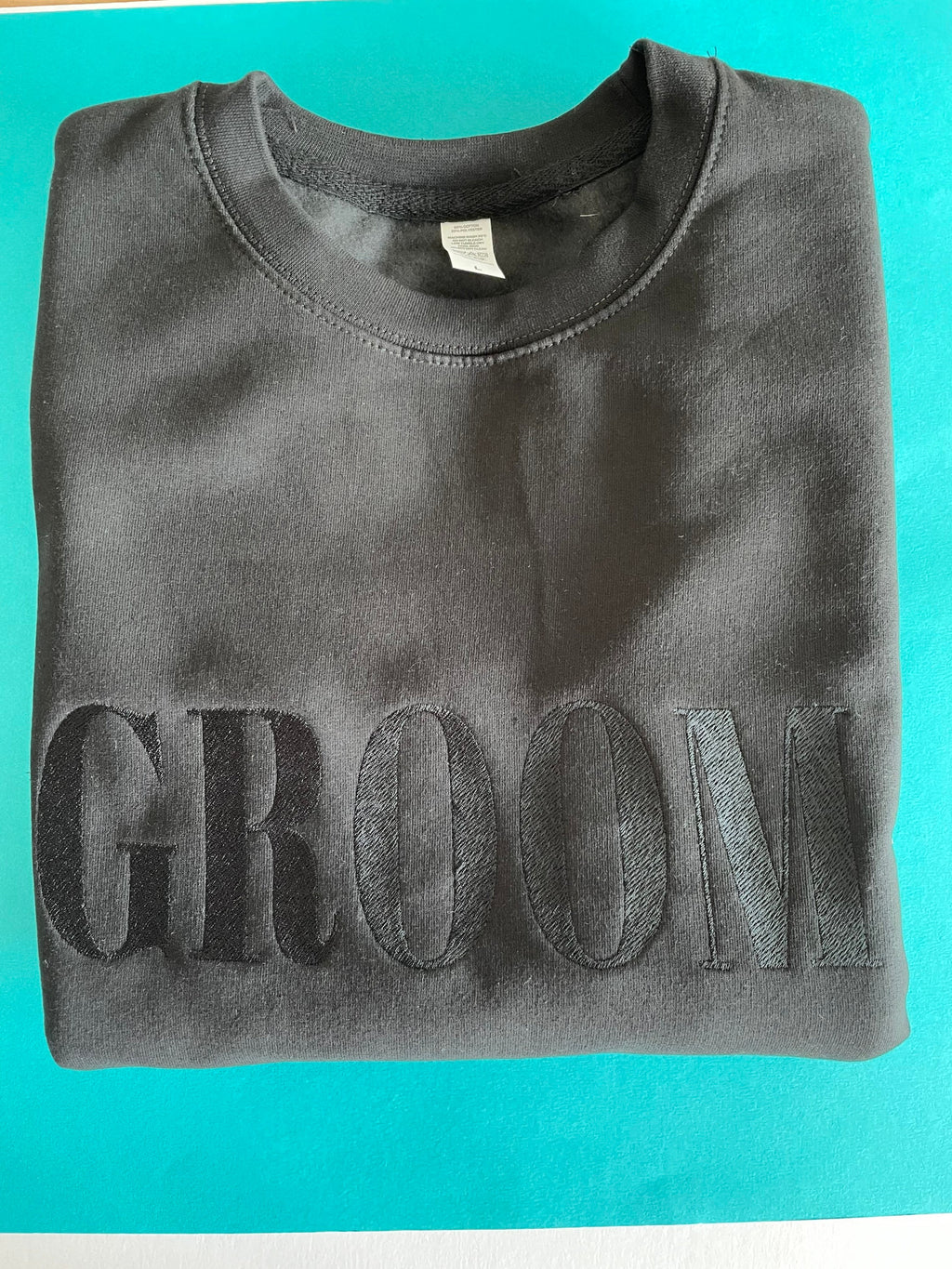 Embroidered Groom Sweatshirt: Wedding, Stag Party, Husband Gift