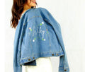 Embroidered Wifey Denim Jacket: Bridal Shower Gift, Hen Party