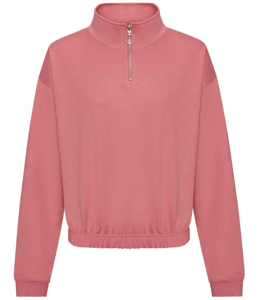 Embroidered Bride Quarter Zip Sweatshirt: Bridal Party Top