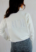 Embroidered Bride Quarter Zip Sweatshirt: Bridal Party Top