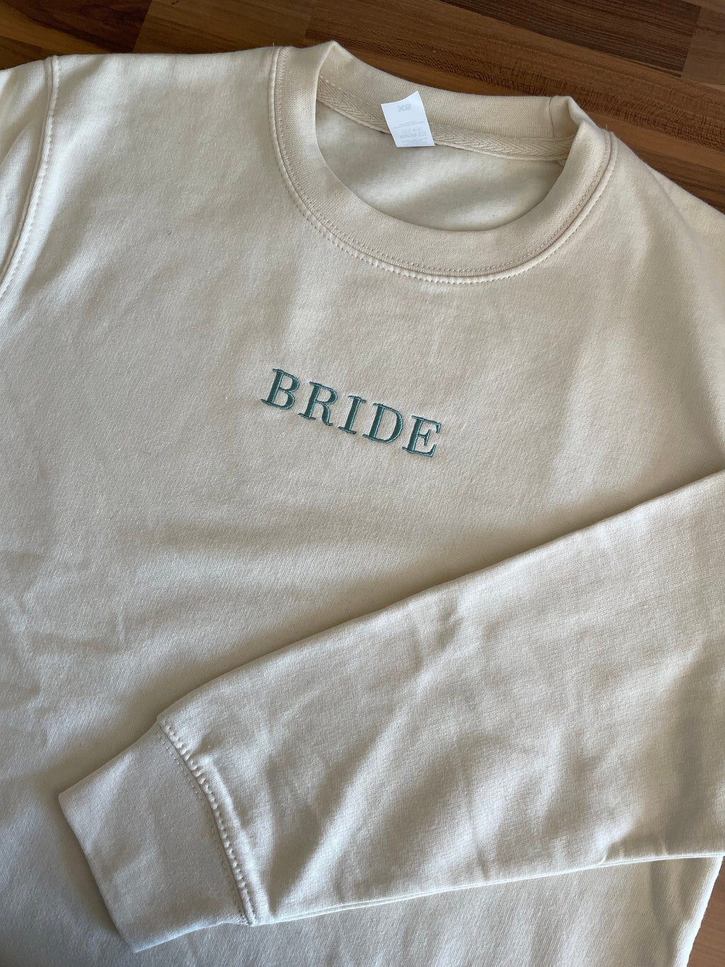 Embroidered Bridal Party Sweatshirt: Marriage Material, Bride, Bridesmaid