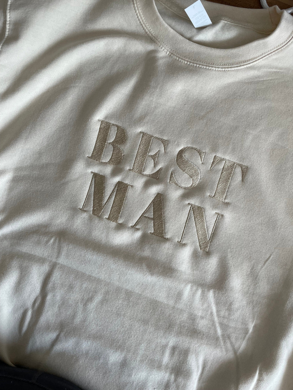 Embroidered Groom Sweatshirt: Wedding, Stag Party, Husband Gift