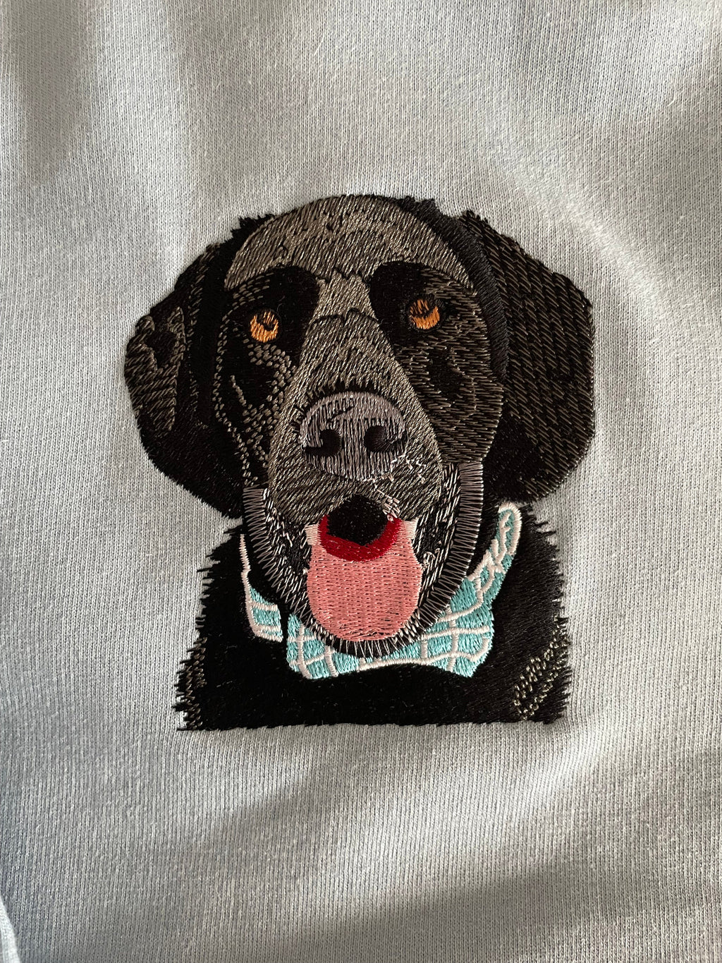 Embroidered Pet Portrait Jumper: Personalized Animal Sweater