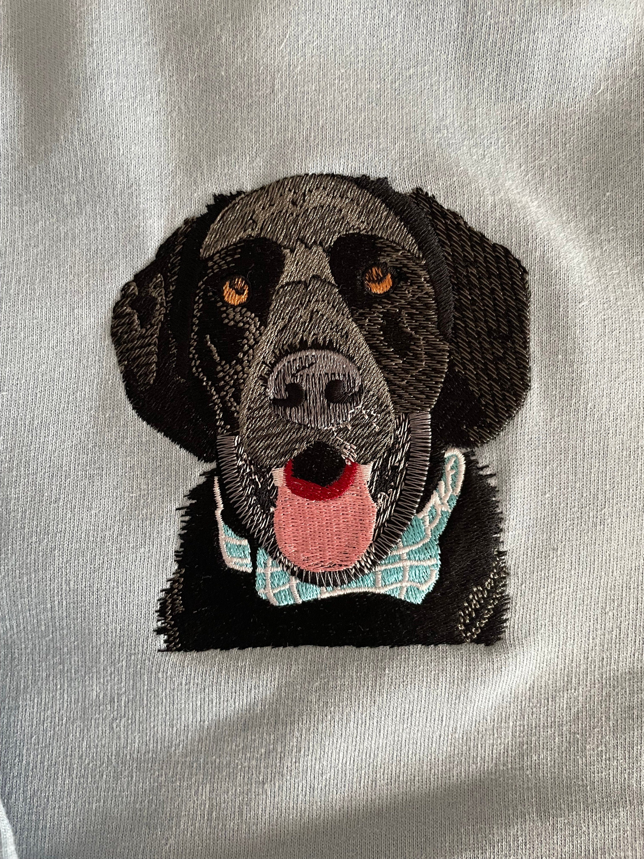 Embroidered Pet Portrait Jumper: Personalized Animal Sweater