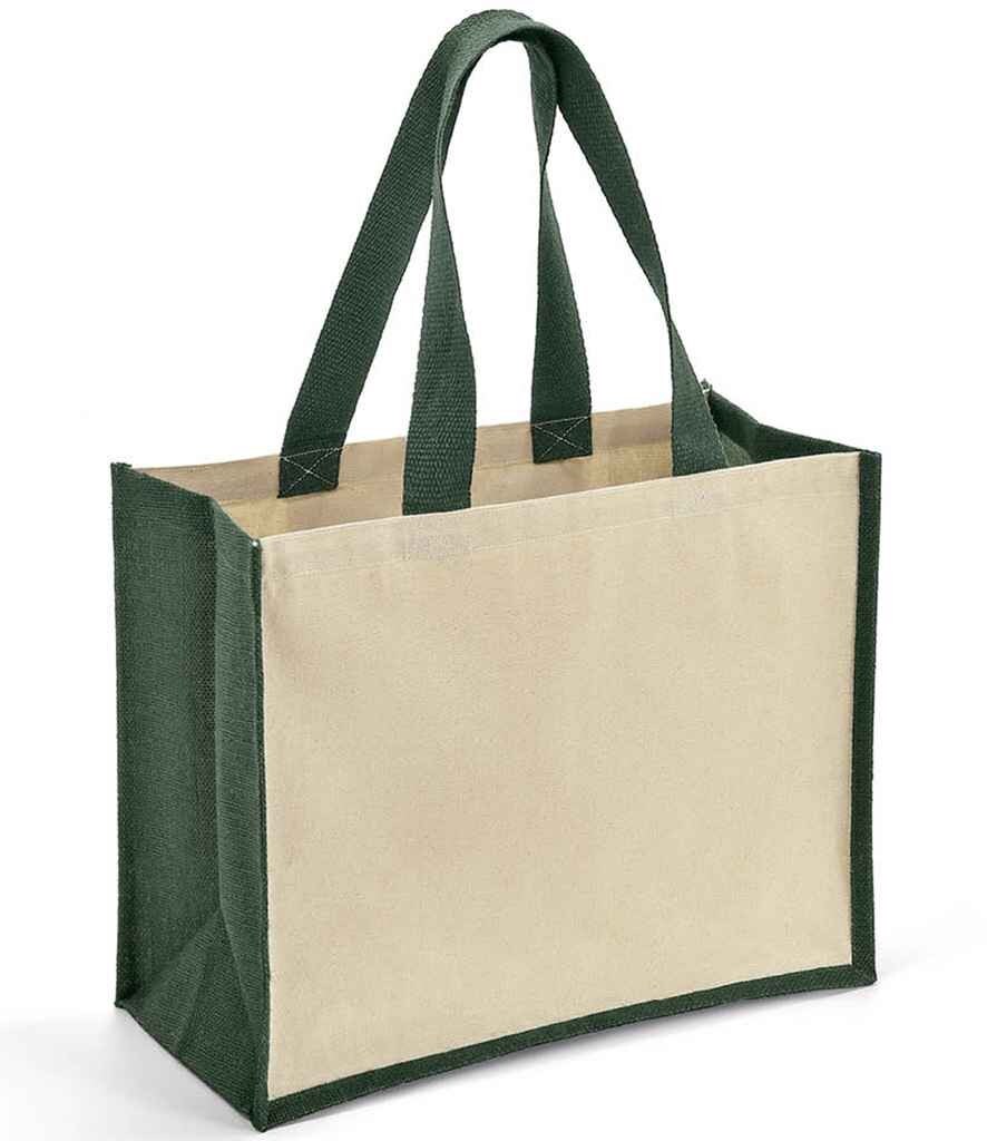 Personalized Canvas & Jute Sewing Project Bag