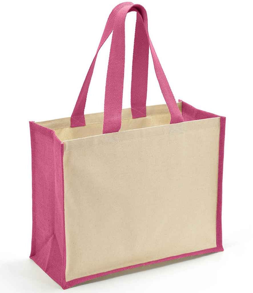 Personalized Canvas & Jute Sewing Project Bag