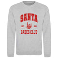 Santa Babes Christmas Sweatshirt: Retro Printed Jumper