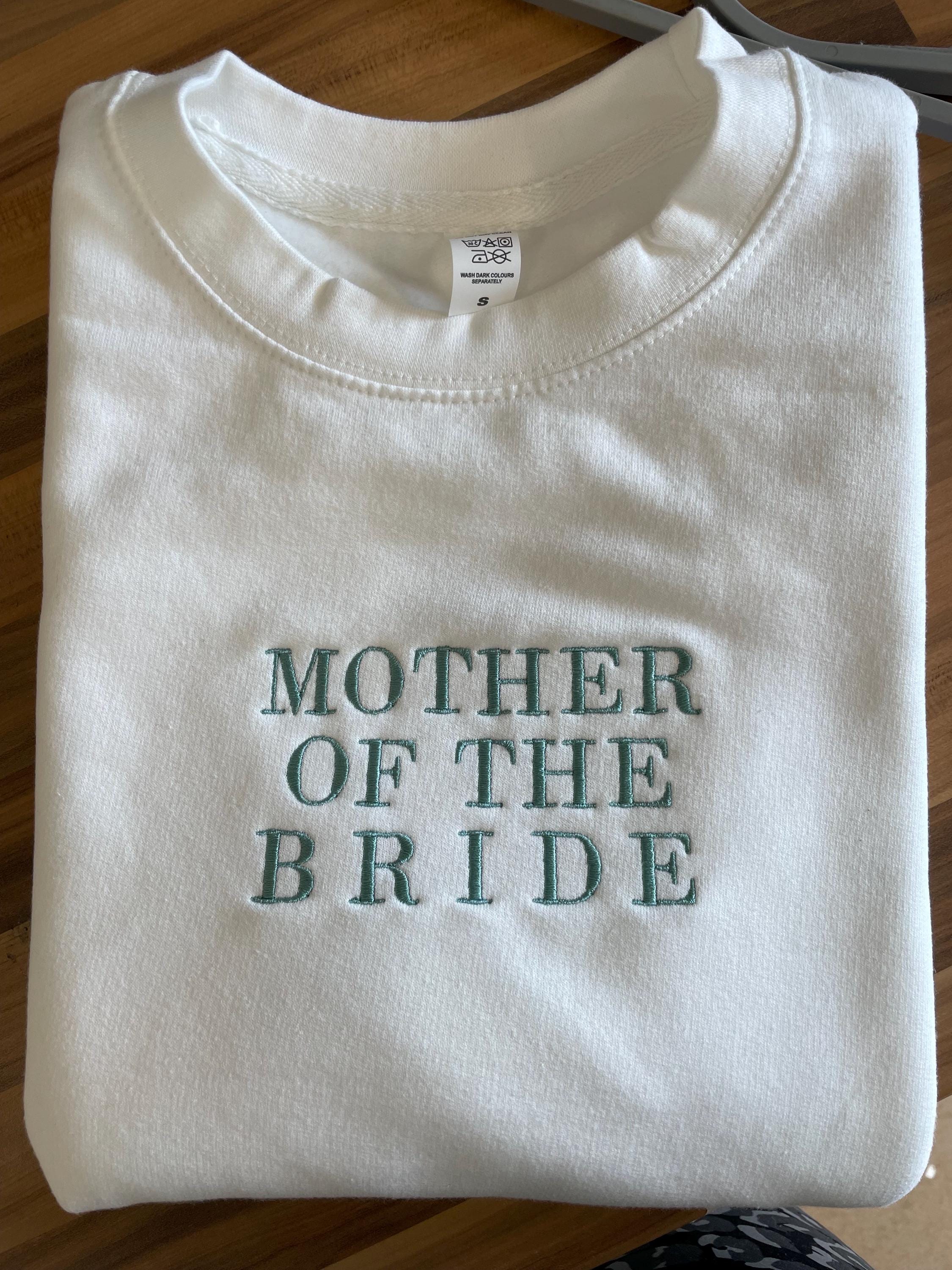 Embroidered Bridal Party Sweatshirt: Marriage Material, Bride, Bridesmaid