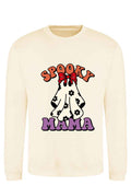 Spooky Mama Halloween Sweatshirt: Retro Ghost Jumper