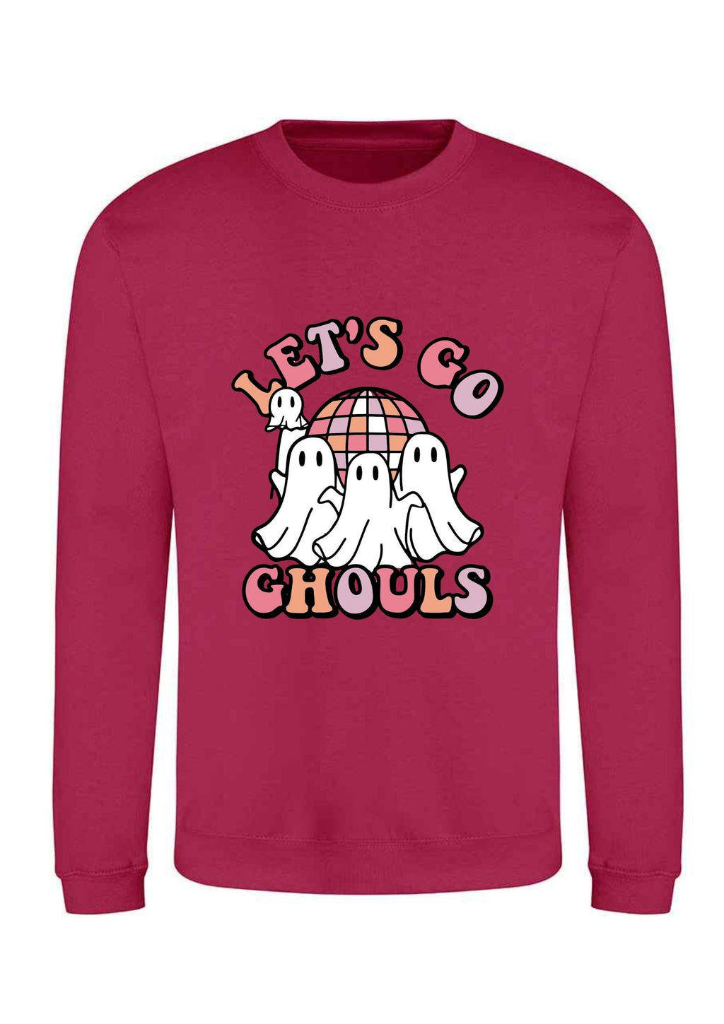 Let's Go Ghouls Halloween Sweatshirt: Spooky Season Jumper