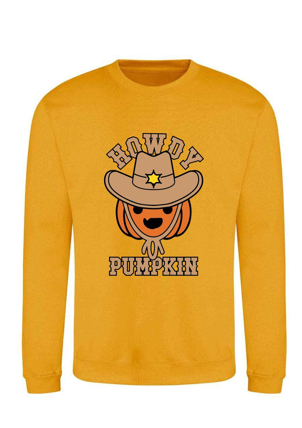 Howdy Pumpkin Halloween Sweatshirt: Spooky Season Jumper