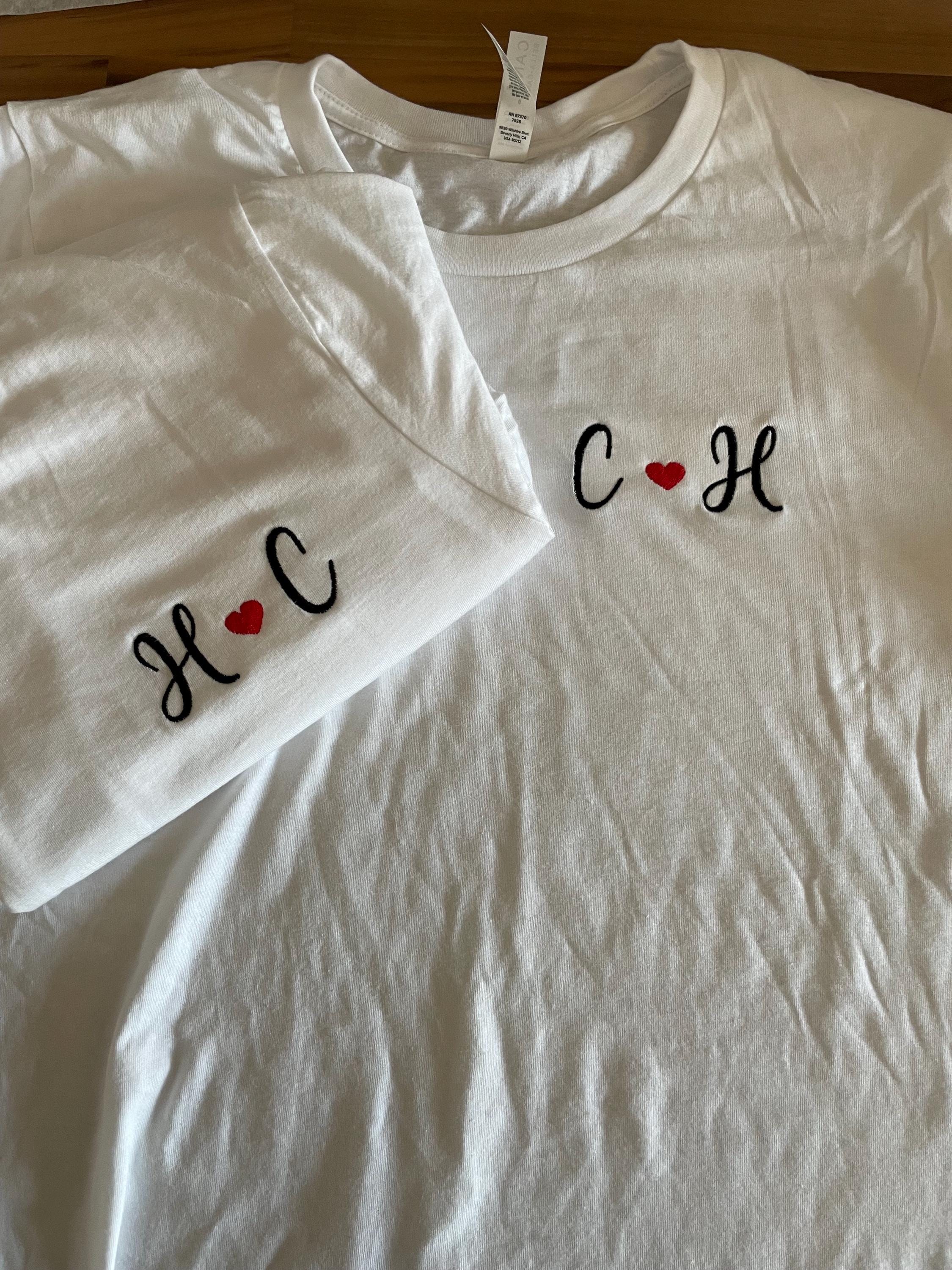 Embroidered Slogan T-Shirt: Custom Text, Unisex Fit