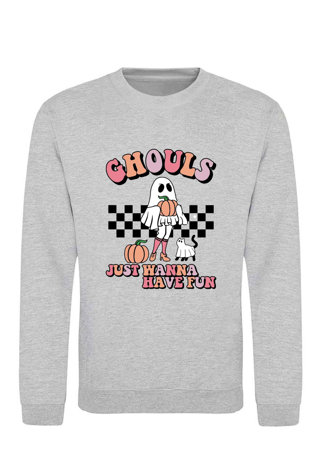 Fun Ghouls Halloween Sweatshirt: Spooky Season Jumper