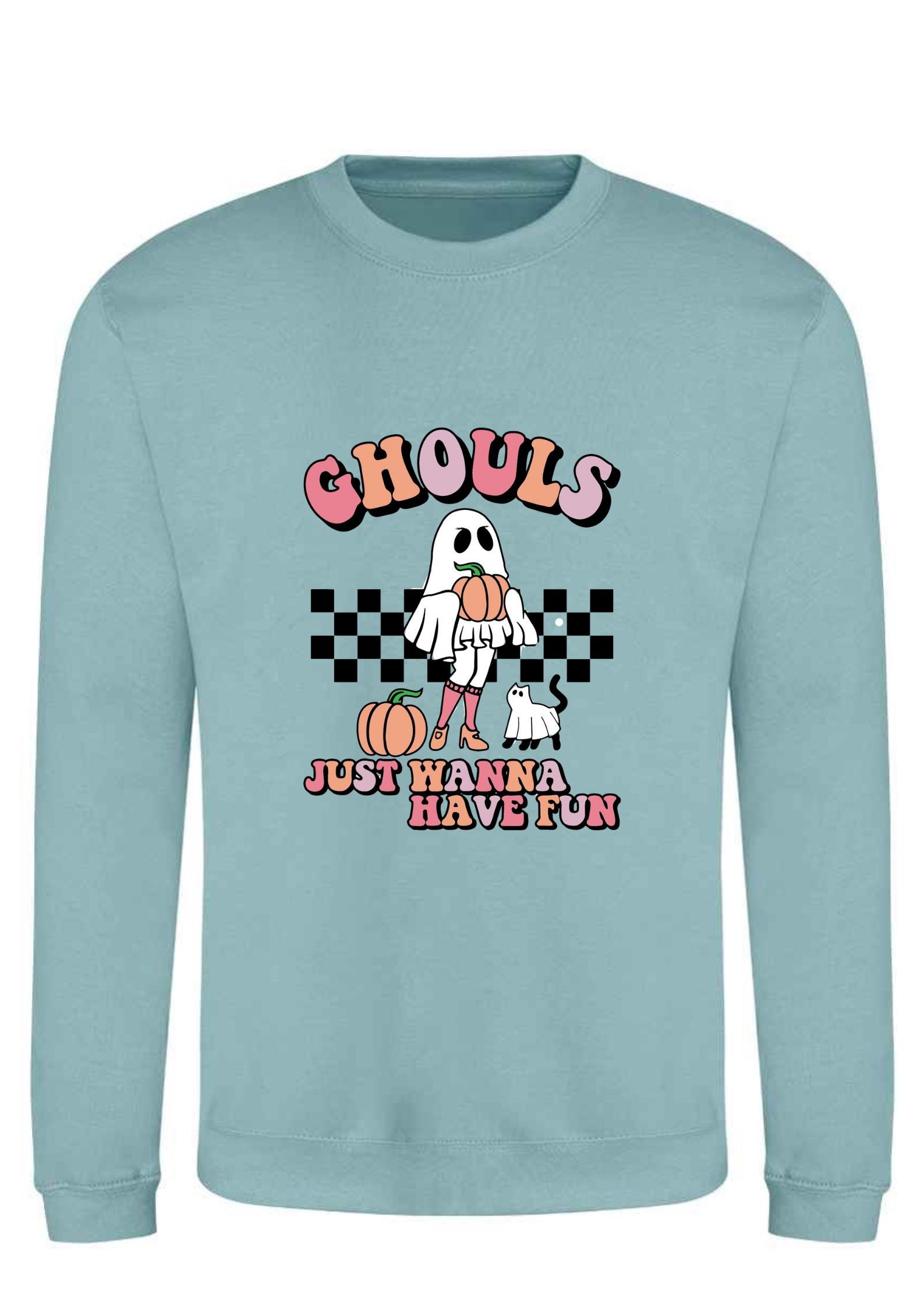 Fun Ghouls Halloween Sweatshirt: Spooky Season Jumper