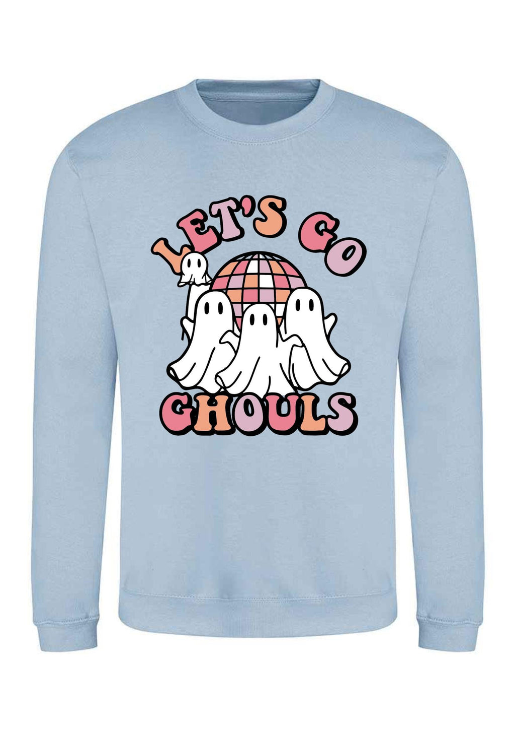 Let's Go Ghouls Halloween Sweatshirt: Spooky Season Jumper