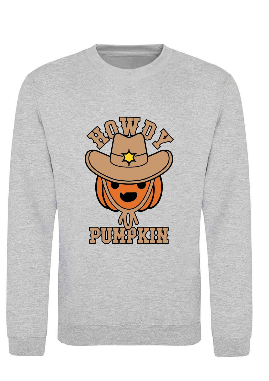 Howdy Pumpkin Halloween Sweatshirt: Spooky Season Jumper