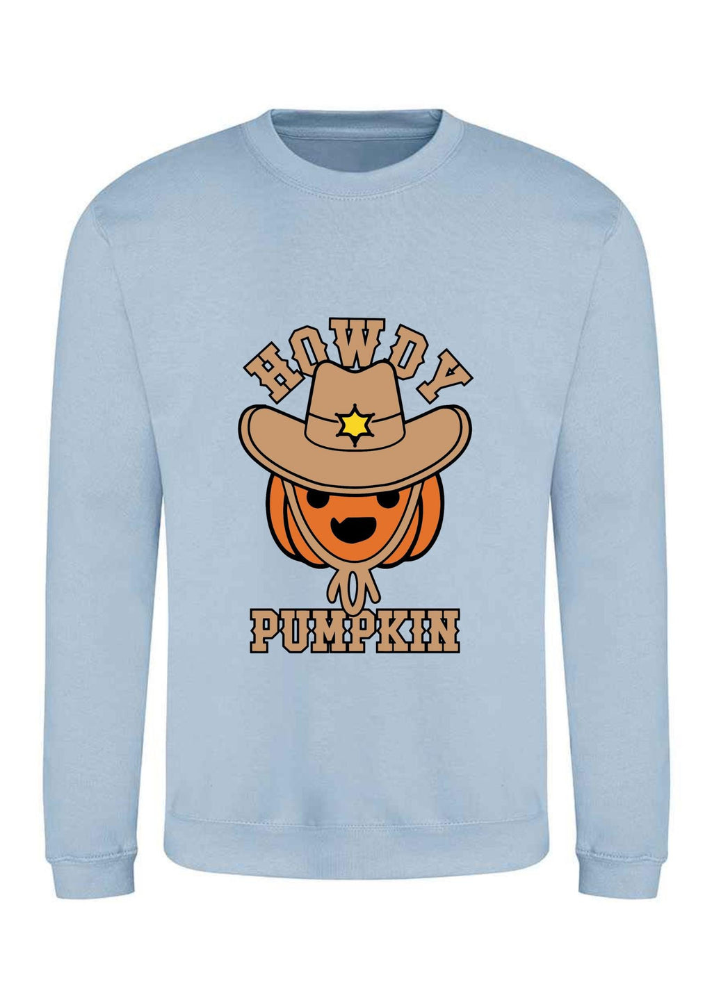 Howdy Pumpkin Halloween Sweatshirt: Spooky Season Jumper