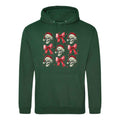 Deathly Christmas Hoodie: Unisex Festive Bow Hoodie