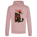 Festive Cat Christmas Hoodie: Unisex Printed Top