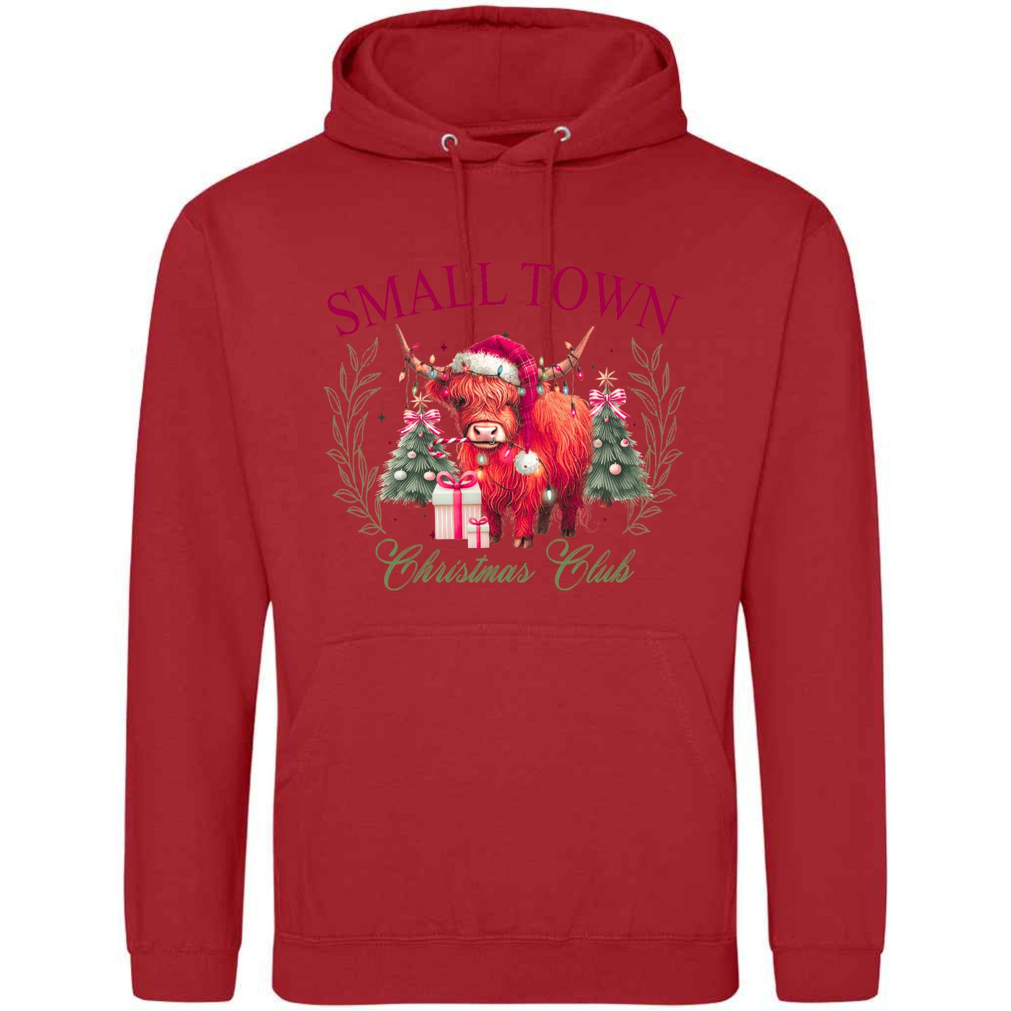 Unisex Christmas Club Hoodie: Festive Holiday Pullover