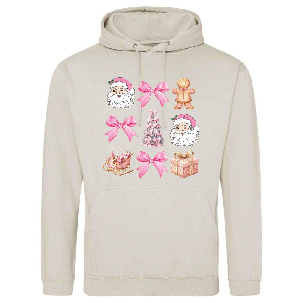 Santa & Sleigh Christmas Hoodie: Unisex Festive Adult Top