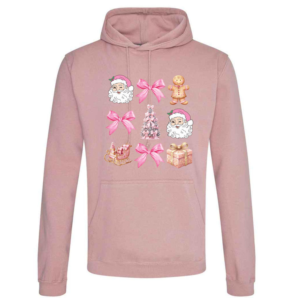 Santa & Sleigh Christmas Hoodie: Unisex Festive Adult Top