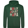 Holly Jolly Mama Christmas Hoodie: Unisex Festive Sweatshirt